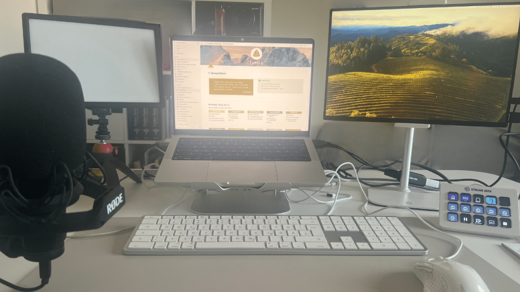 Ein Setup für professionelles Coaching auf Reisen. 